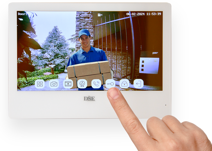 digital intercom on 2 wires